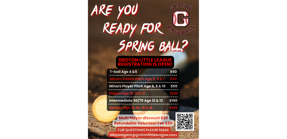 Spring Registration is OPEN